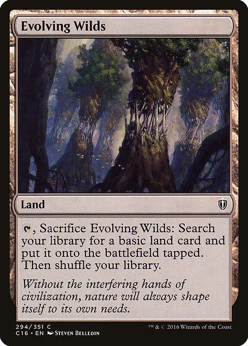 Evolving Wilds · Commander 2016 294/351