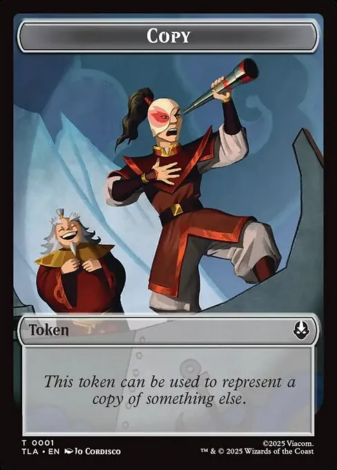 Copy · Avatar: The Last Airbender Tokens 1/22