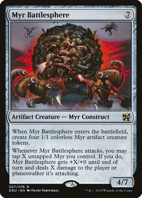 Myr Battlesphere · Duel Decks: Elves vs. Inventors 57/76