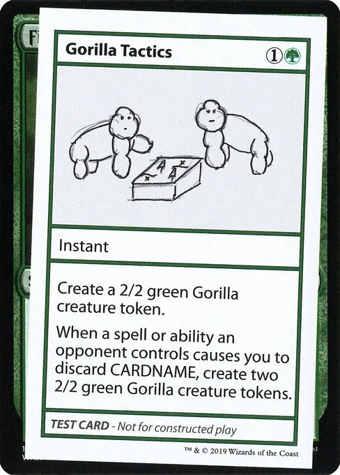 Gorilla Tactics · Mystery Booster Playtest Cards 2021 76/121