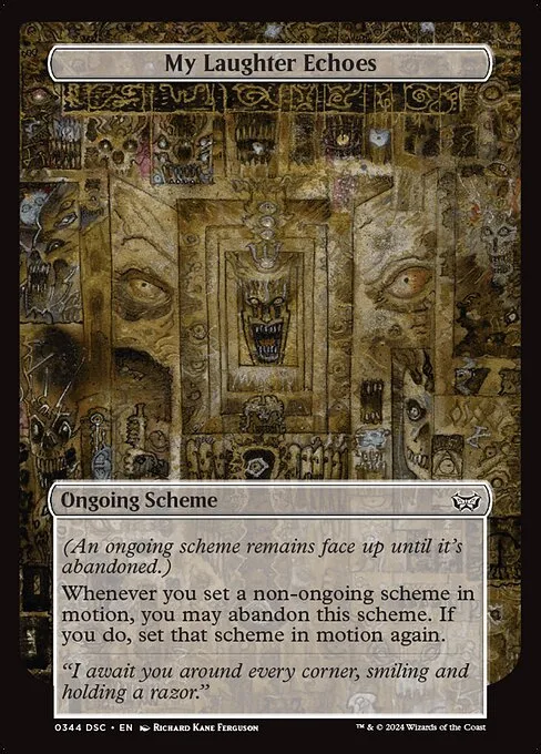 My Laughter Echoes · Duskmourn: House of Horror Commander 344/373