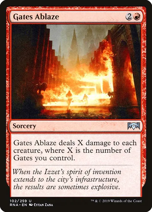 Gates Ablaze · Ravnica Allegiance 102/273