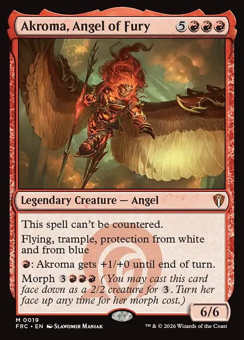 Akroma, Angel of Fury · Reality Fracture Commander 19/2
