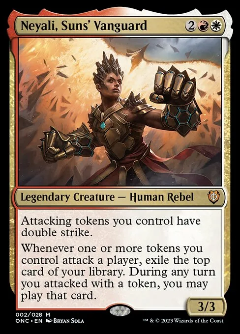 Neyali, Suns' Vanguard · Phyrexia: All Will Be One Commander 2/174
