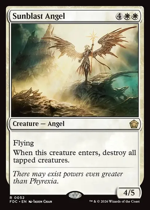 Sunblast Angel · Foundations Commander 52/3