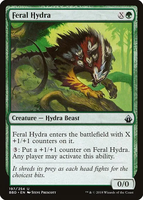 Feral Hydra · Battlebond 197/256