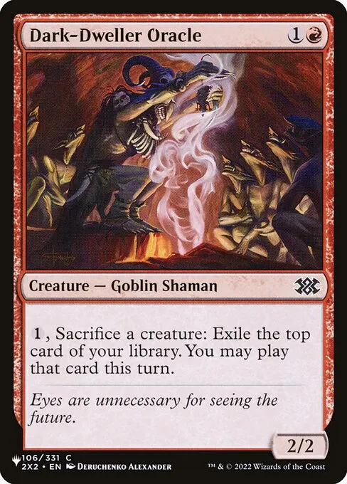 Dark-Dweller Oracle · The List 2X2-106/5050