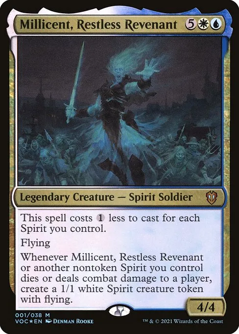 Millicent, Restless Revenant · Crimson Vow Commander 1/188