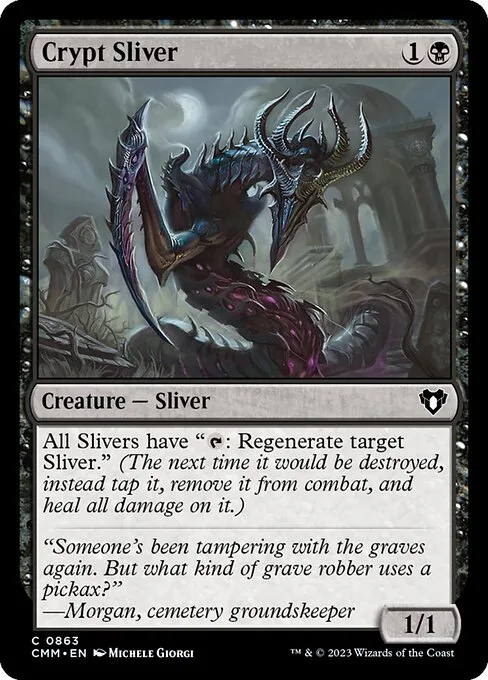 Crypt Sliver · Commander Masters 863/1067
