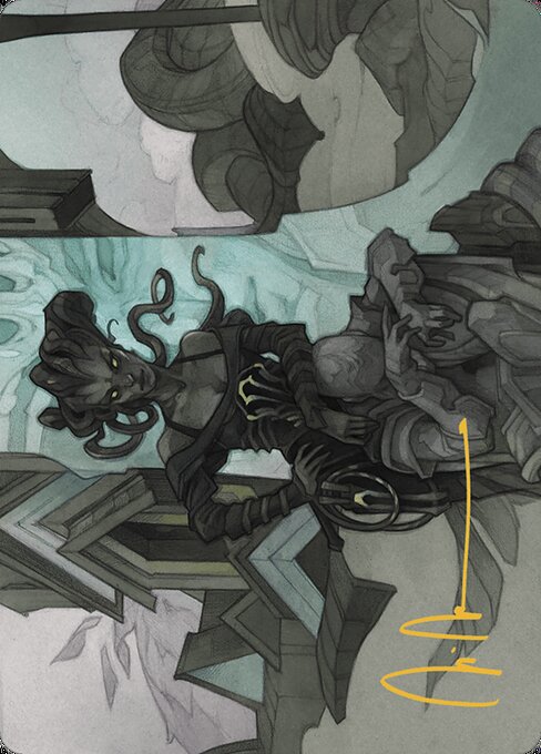Vraska Joins Up // Vraska Joins Up · Outlaws of Thunder Junction Art Series 34/54