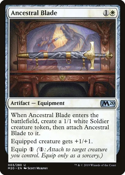 Ancestral Blade · Core Set 2020 3/346
