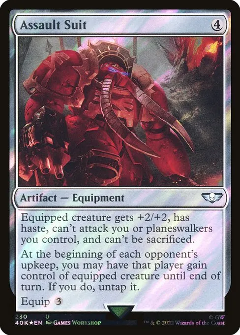 Assault Suit · Warhammer 40,000 Commander 230★/617