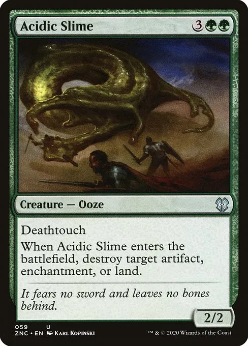 Acidic Slime · Zendikar Rising Commander 59/142