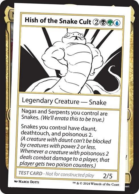 Hish of the Snake Cult · Mystery Booster 2 595/385