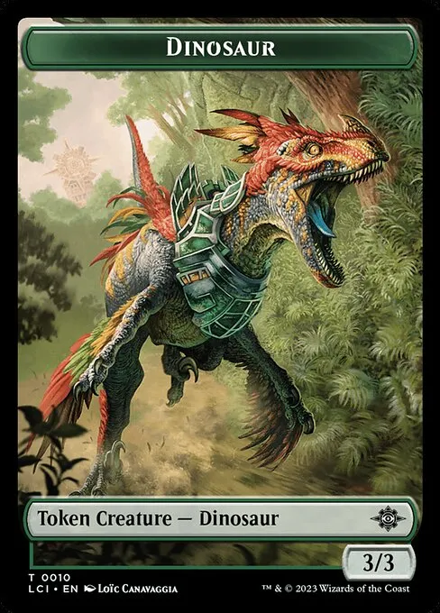Dinosaur · The Lost Caverns of Ixalan Tokens 10/19