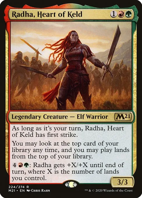 Radha, Heart of Keld · Core Set 2021 224/397