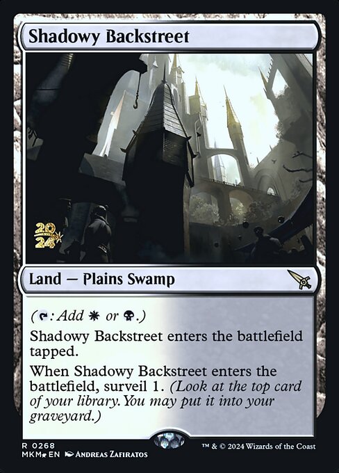 Shadowy Backstreet · Murders at Karlov Manor Promos 268s/180