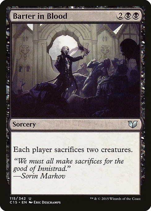 Barter in Blood · Commander 2015 115/342