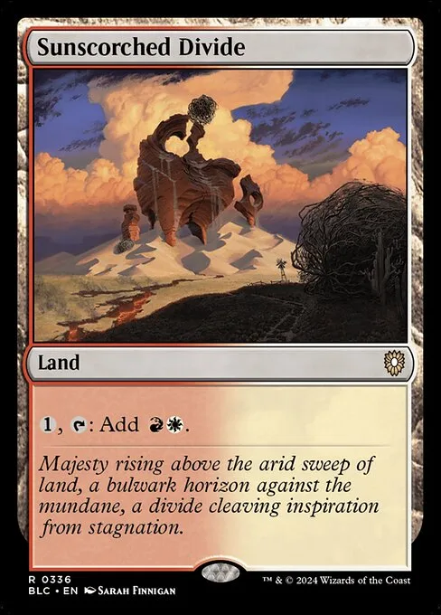 Sunscorched Divide · Bloomburrow Commander 336/356
