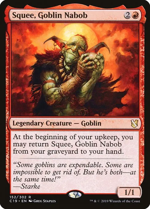 Squee, Goblin Nabob · Commander 2019 152/302