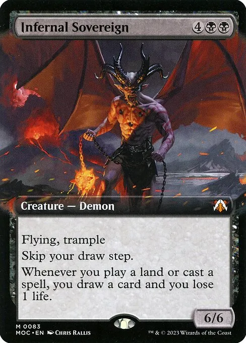 Infernal Sovereign · March of the Machine Commander 83/450