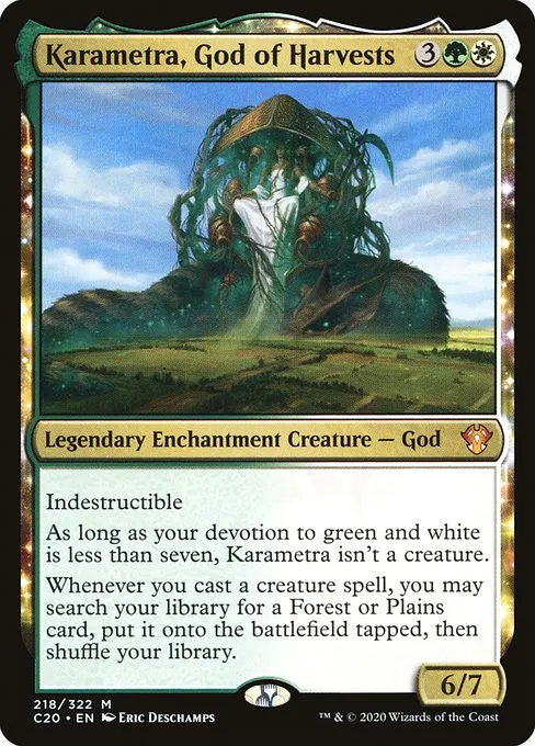 Karametra, God of Harvests · Commander 2020 218/322