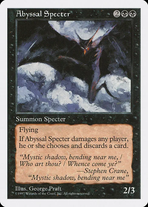 Abyssal Specter · Fifth Edition 139/460