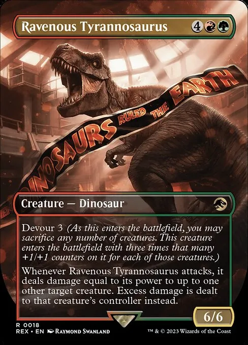 Ravenous Tyrannosaurus · Jurassic World Collection 18/45