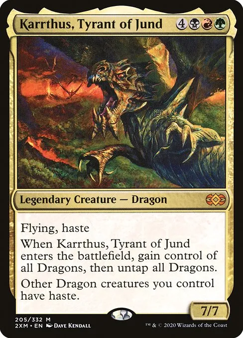 Karrthus, Tyrant of Jund · Double Masters 205/384