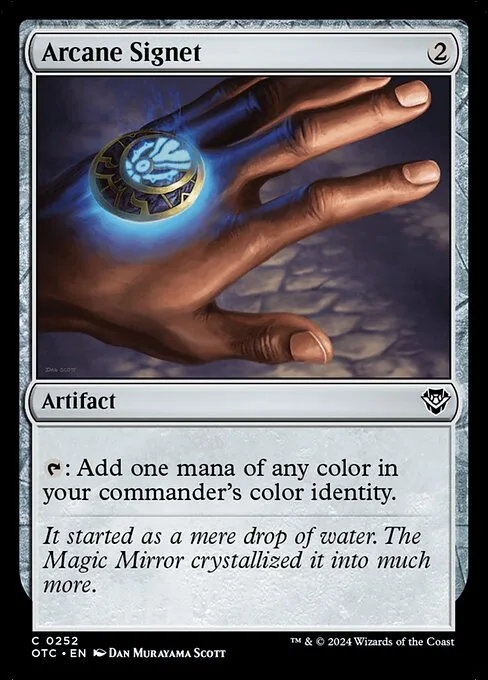 Arcane Signet · Outlaws of Thunder Junction Commander 252/342