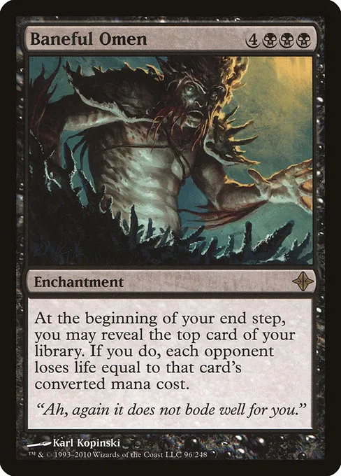 Baneful Omen · Rise of the Eldrazi 96/248