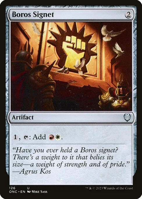 Boros Signet · Phyrexia: All Will Be One Commander 126/174