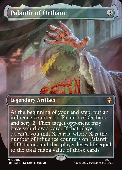 Palantír of Orthanc · The Hobbit Commander 85/7