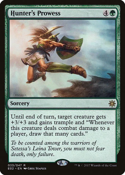 Hunter's Prowess · Explorers of Ixalan 33/48