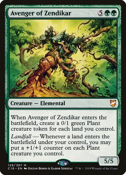 Avenger of Zendikar · Commander 2018 129/307