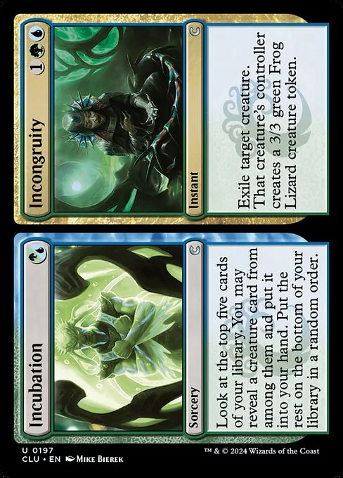 Incubation // Incongruity · Ravnica: Clue Edition 197/284