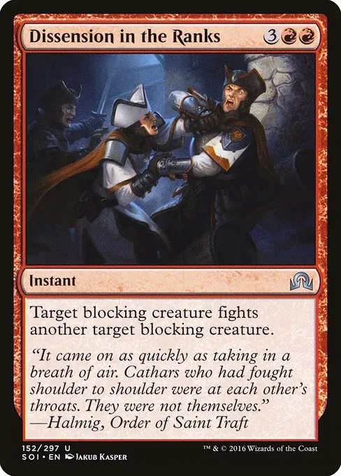Dissension in the Ranks · Shadows over Innistrad 152/302