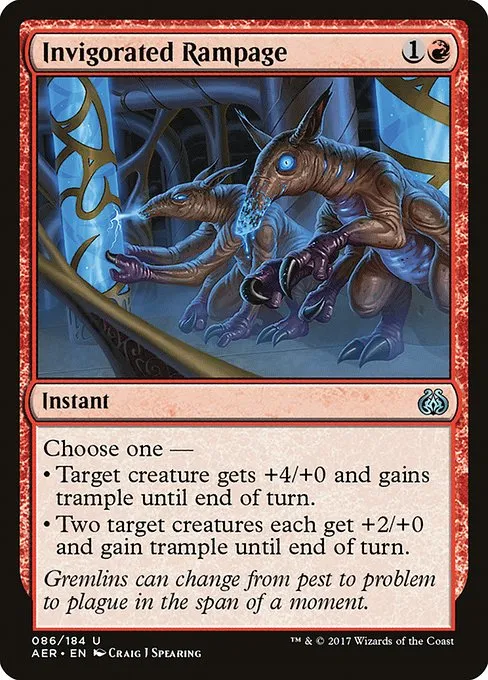 Invigorated Rampage · Aether Revolt 86/197
