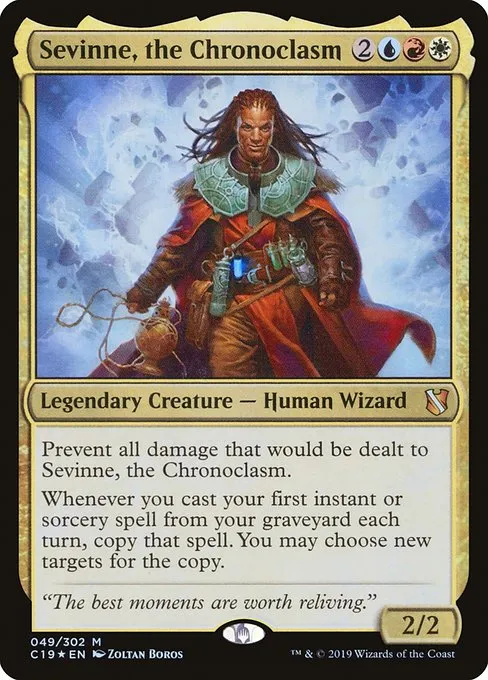 Sevinne, the Chronoclasm · Commander 2019 49/302