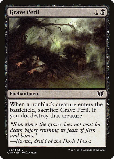 Grave Peril · Commander 2015 128/342