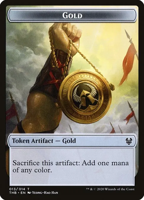 Gold · Theros Beyond Death Tokens 13/14