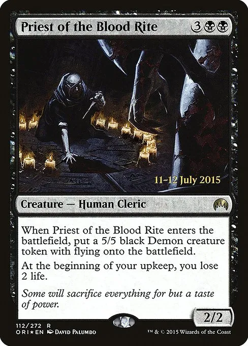 Priest of the Blood Rite · Magic Origins Promos 112s/54