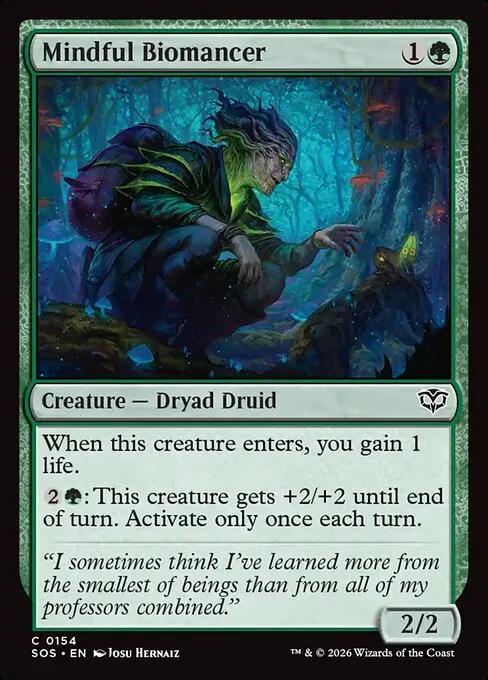 Mindful Biomancer · Secrets of Strixhaven 154/368