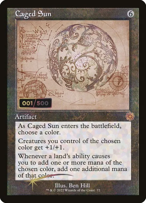Caged Sun · The Brothers' War Retro Artifacts 72z/189