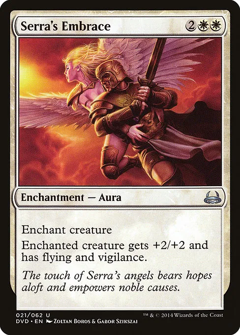 Serra's Embrace · Duel Decks Anthology: Divine vs. Demonic 21/62