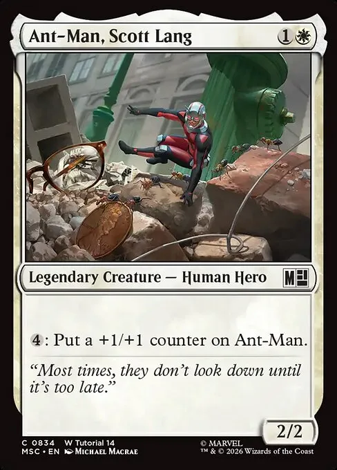 Ant-Man, Scott Lang · Marvel Super Heroes Commander 834/9