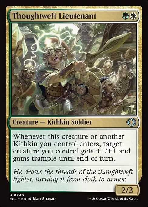 Thoughtweft Lieutenant · Lorwyn Eclipsed 246/408