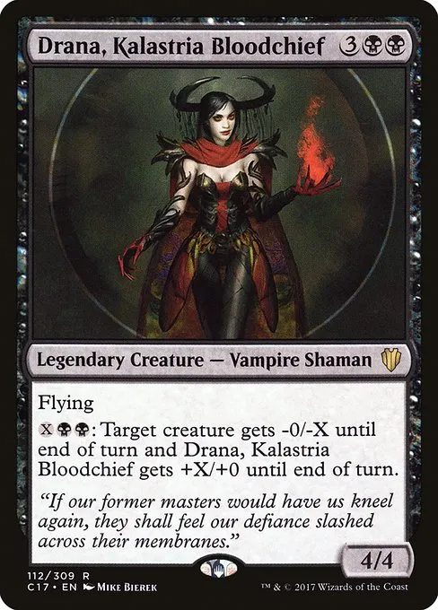 Drana, Kalastria Bloodchief · Commander 2017 112/309
