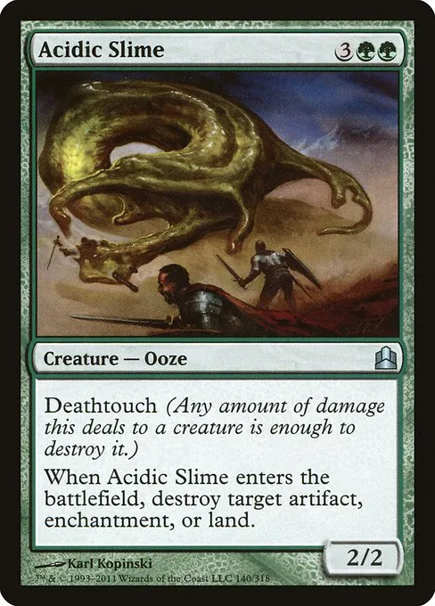 Acidic Slime · Commander 2011 140/318
