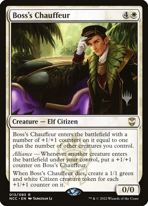 Boss's Chauffeur · New Capenna Commander Promos 13p/75